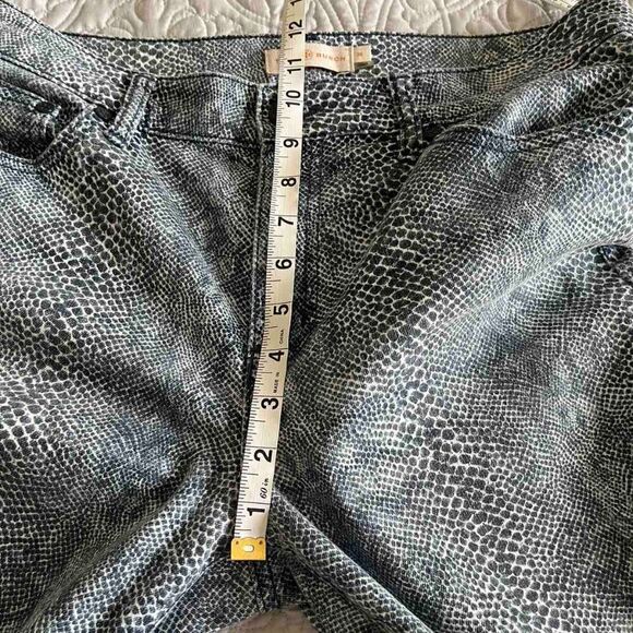 Tory Burch Blue Boa Snakeskin Print Skinny Jeans Size 30 - Picture 15 of 16